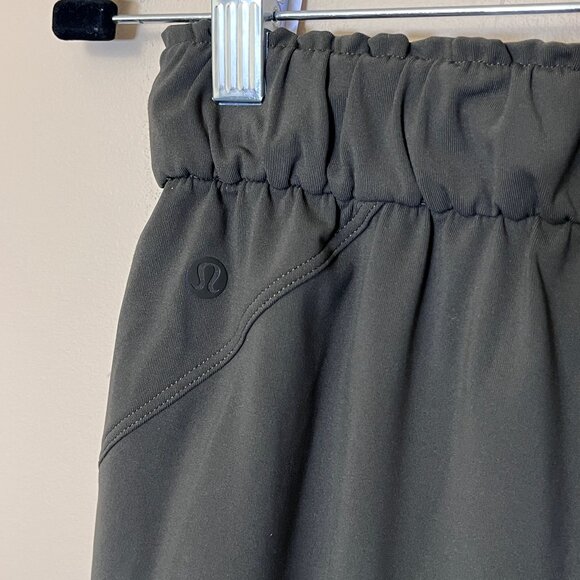 Lululemon Stretch High Rise Jogger Pants - Women's Size 6 - Green - Picture 4 of 10